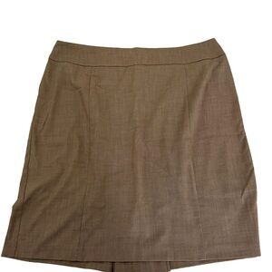 New York & Company Brown Pencil Skirt